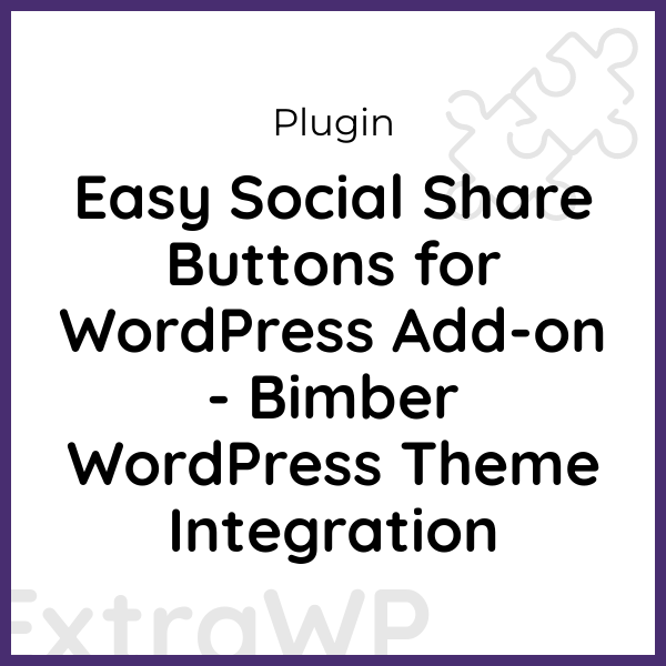 Easy Social Share Buttons for WordPress Add-on - Bimber WordPress Theme Integration Easy Social Share Buttons for WordPress Add-on - Bimber WordPress Theme Integration