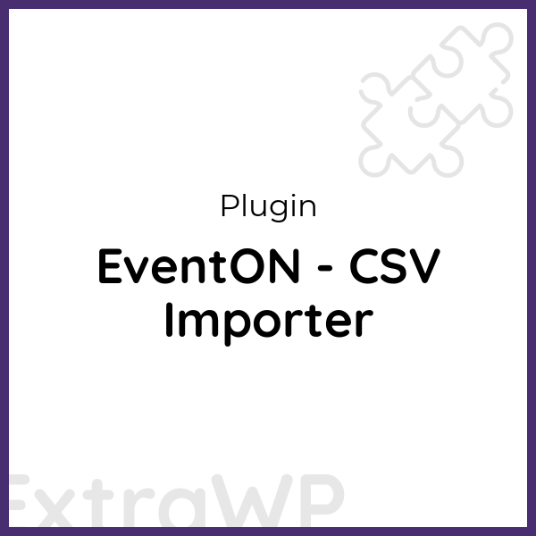 EventON - CSV Importer