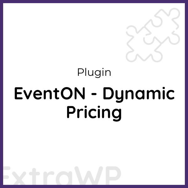 EventON - Dynamic Pricing