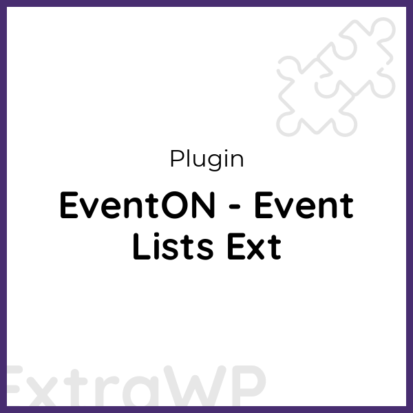 EventON - Event Lists Ext
