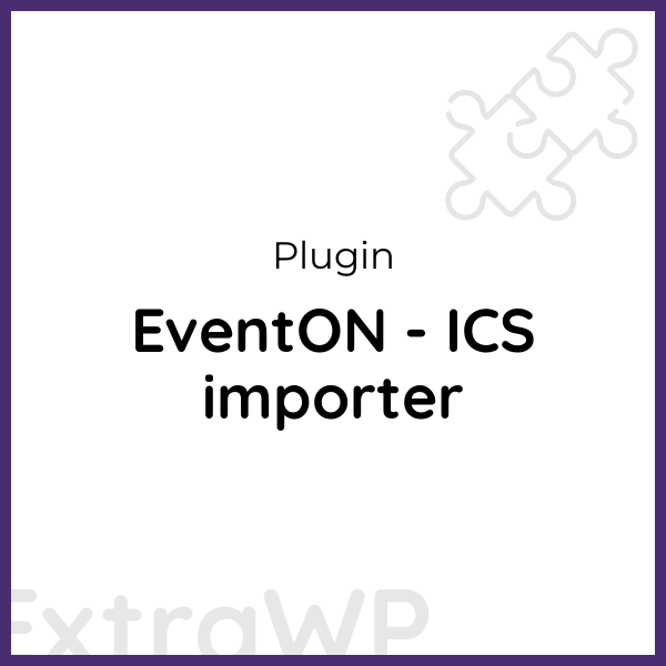 EventON - ICS importer