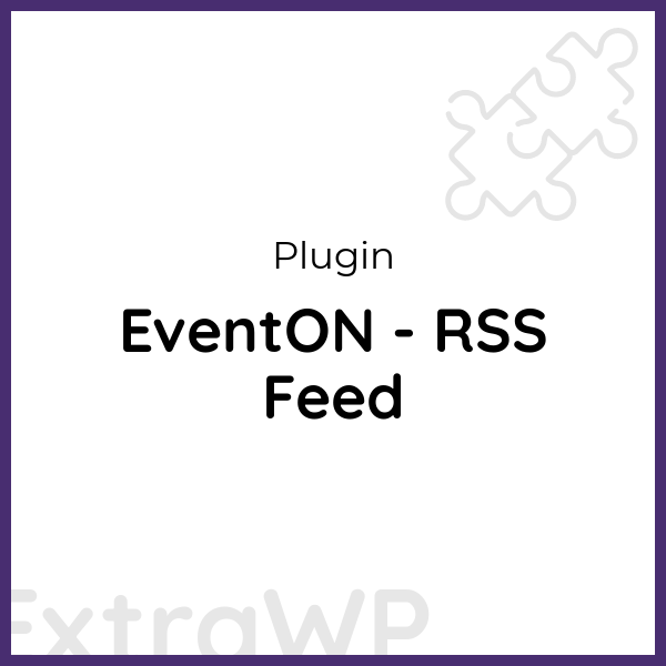 EventON - RSS Feed