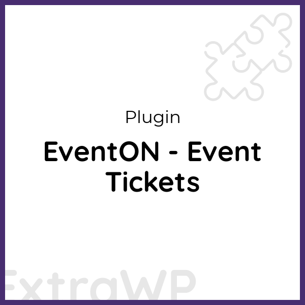 EventON - Event Tickets