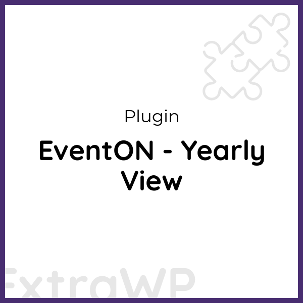 EventON - Yearly View