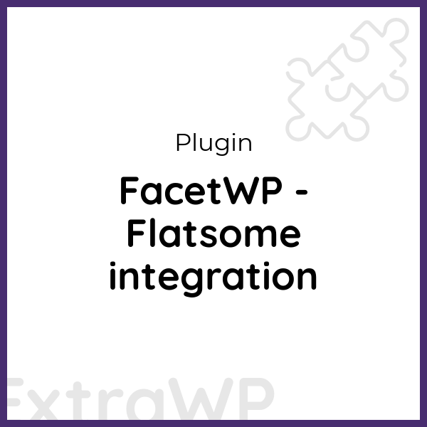 FacetWP - Flatsome integration