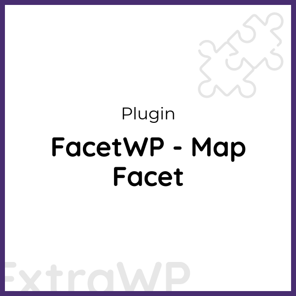 FacetWP - Map Facet