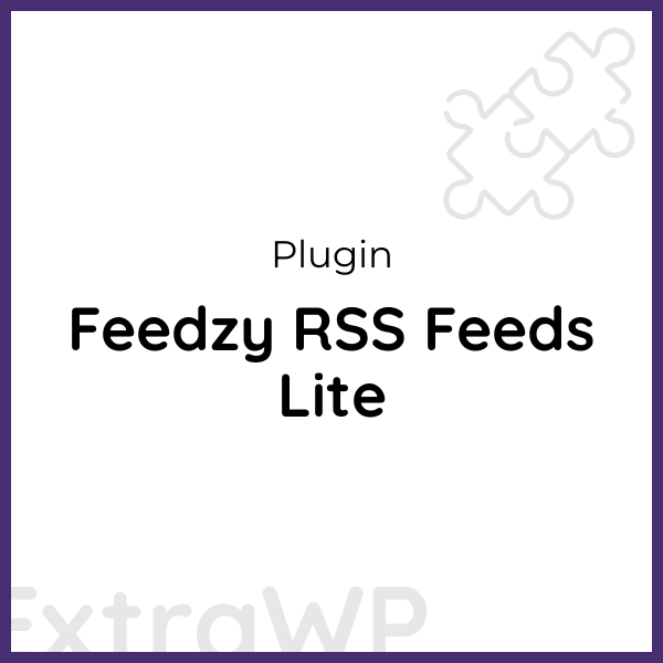 Feedzy RSS Feeds Lite