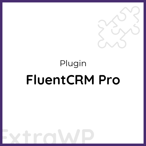 FluentCRM Pro