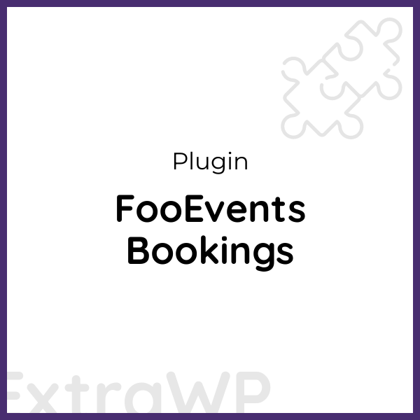 FooEvents Bookings