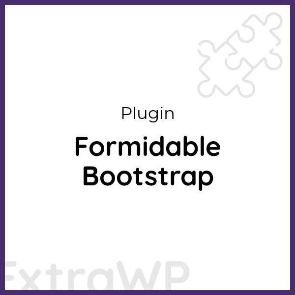 Formidable Bootstrap