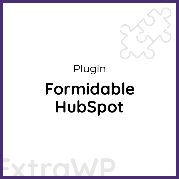 Formidable HubSpot