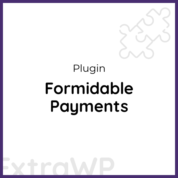 Formidable Payments
