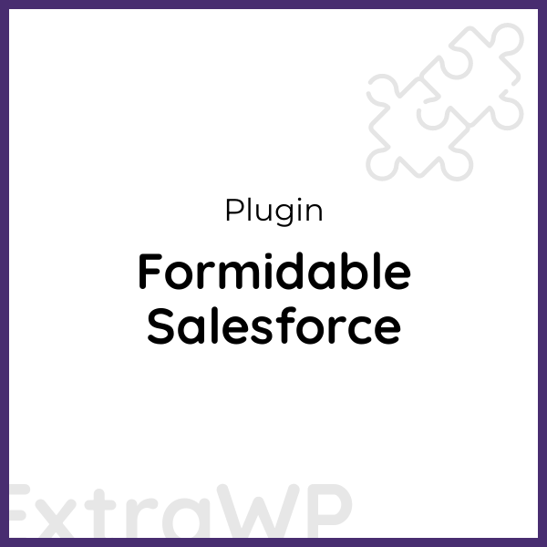 Formidable Salesforce