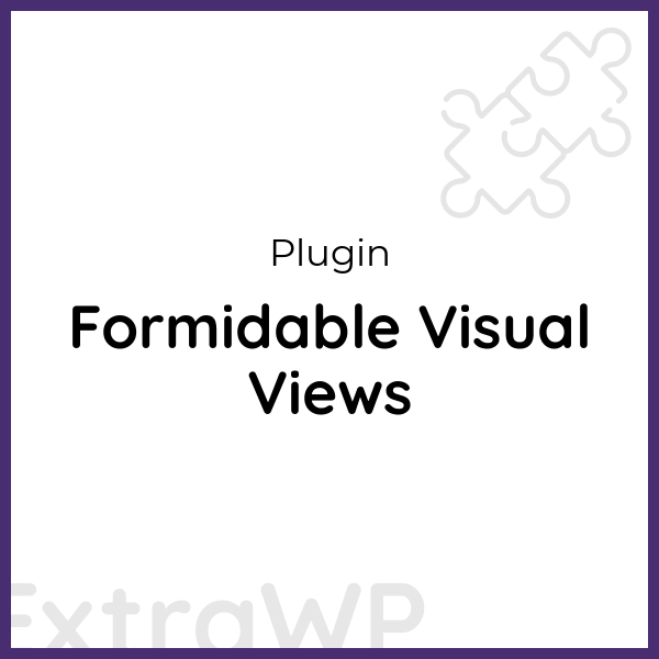 Formidable Visual Views