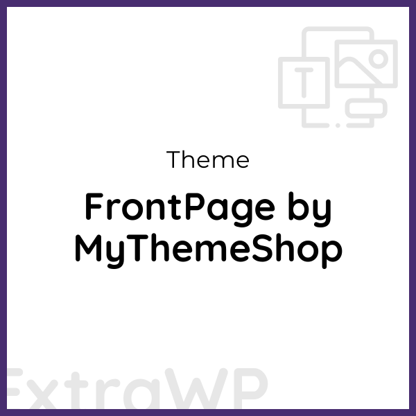 FrontPage by MyThemeShop