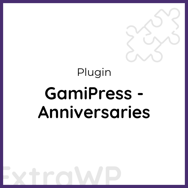 GamiPress - Anniversaries
