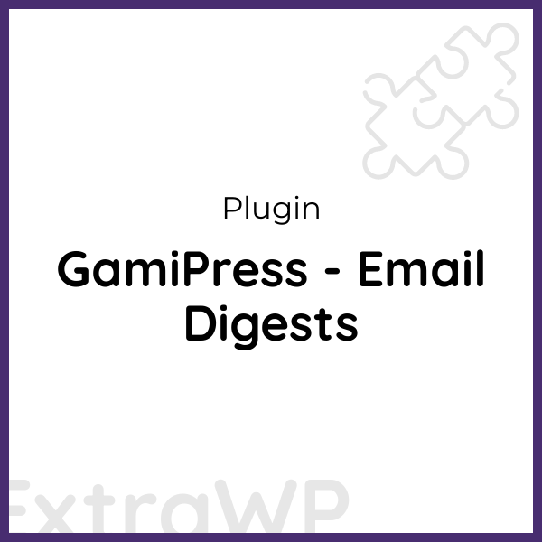 GamiPress - Email Digests