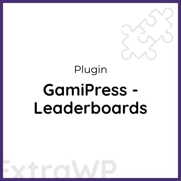 GamiPress - Leaderboards