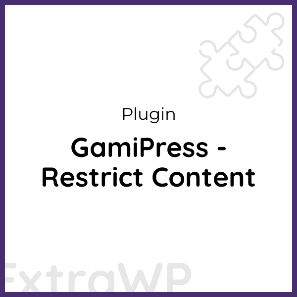 GamiPress - Restrict Content