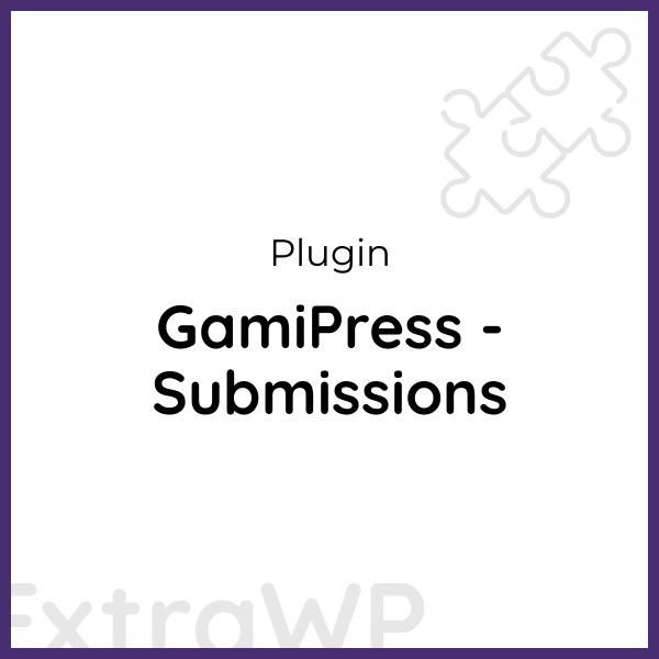 GamiPress - Submissions