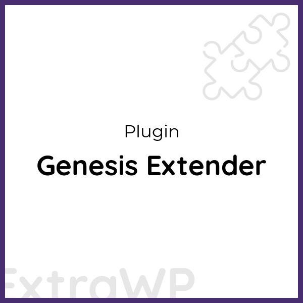 Genesis Extender