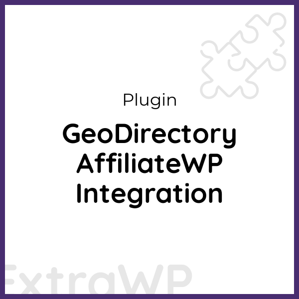 GeoDirectory AffiliateWP Integration