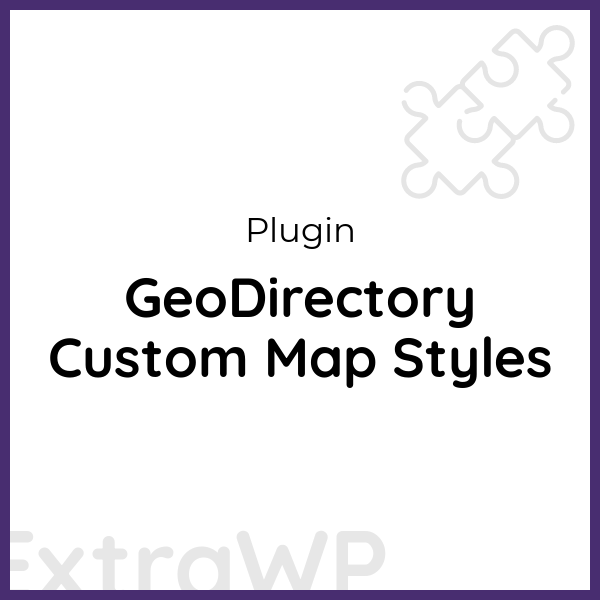 GeoDirectory Custom Map Styles