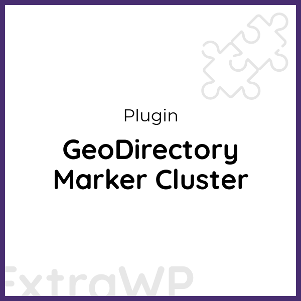 GeoDirectory Marker Cluster