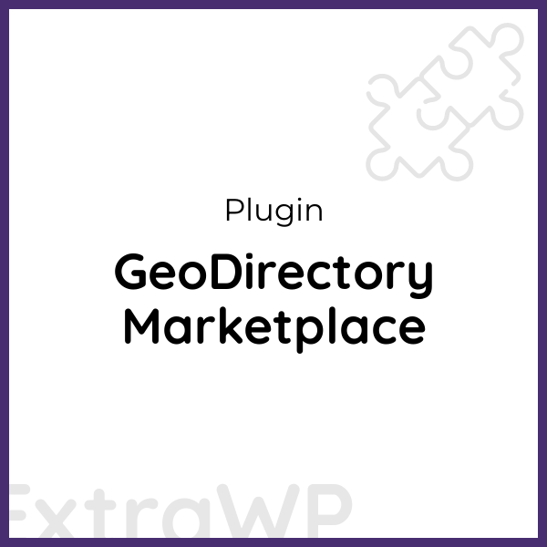 GeoDirectory Marketplace