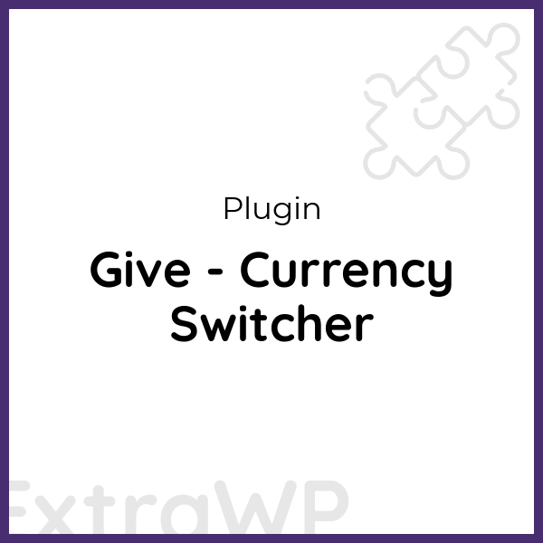 Give - Currency Switcher