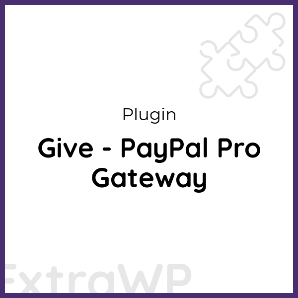 Give - PayPal Pro Gateway