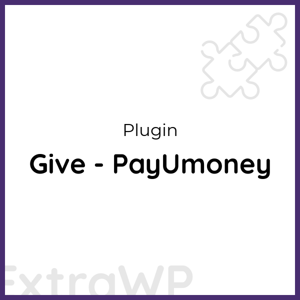 Give - PayUmoney