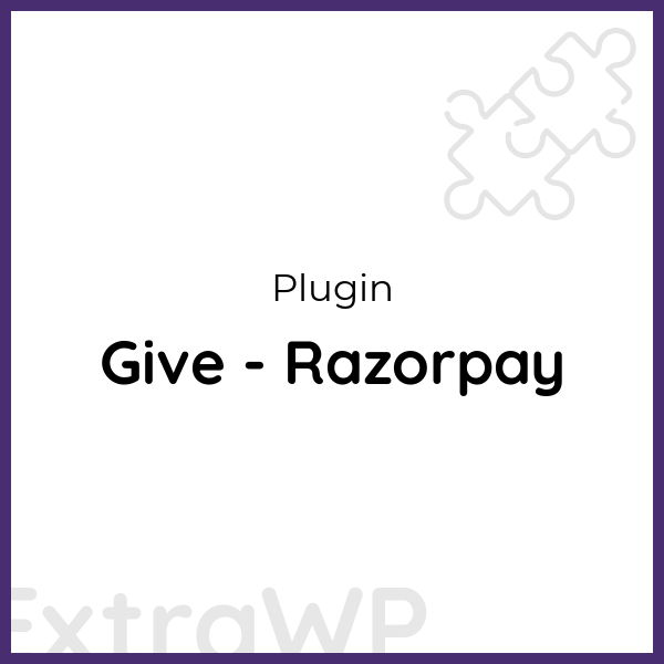 Give - Razorpay