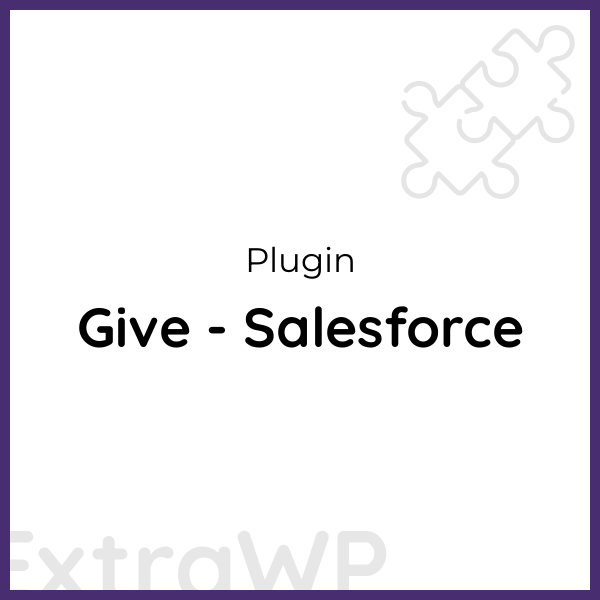 Give - Salesforce