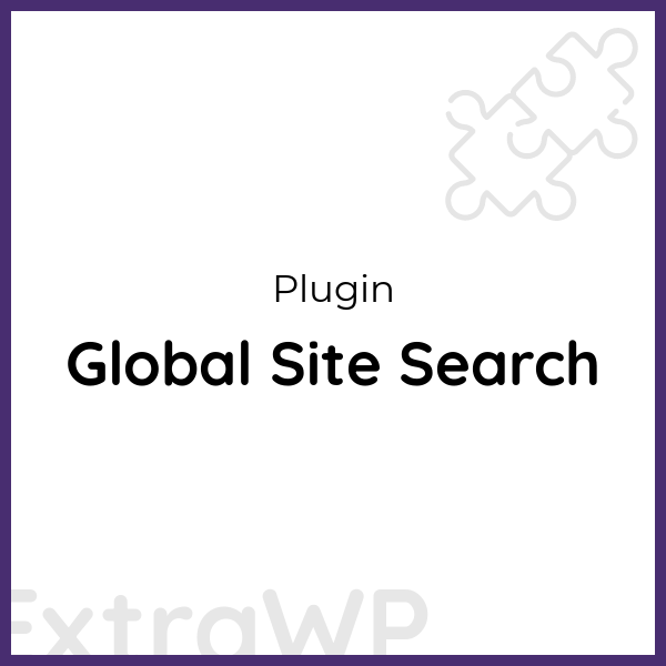 Global Site Search