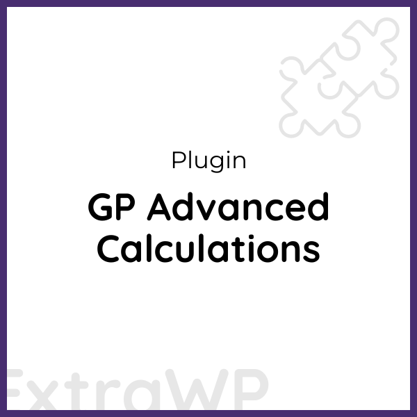 GP Advanced Calculations