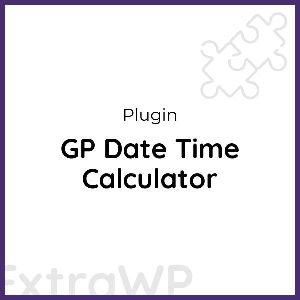 GP Date Time Calculator