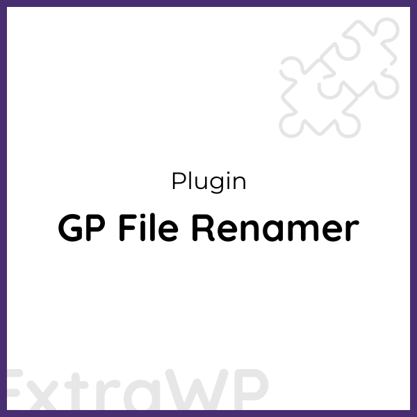 GP File Renamer