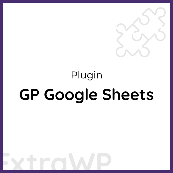 GP Google Sheets