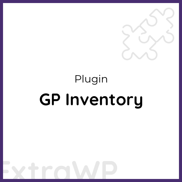 GP Inventory