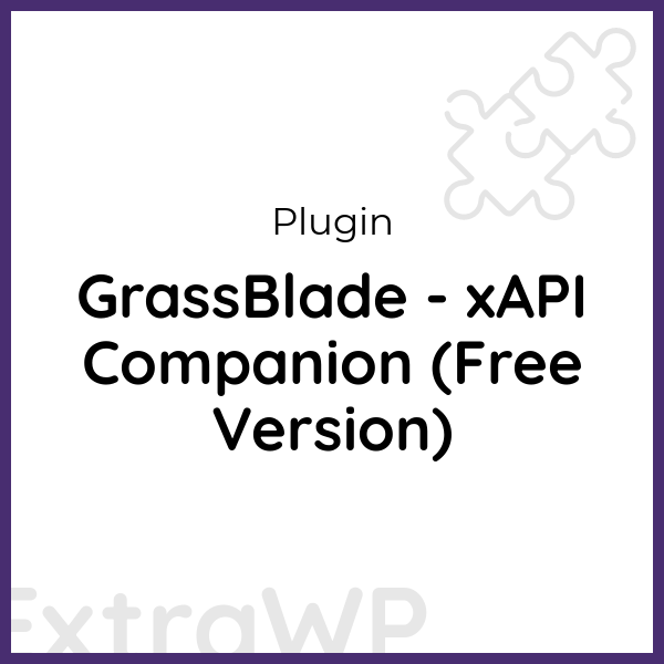 GrassBlade - xAPI Companion (Free Version)