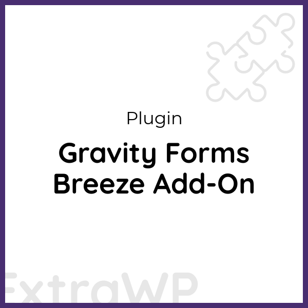 Gravity Forms Breeze Add-On