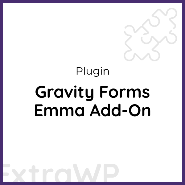 Gravity Forms Emma Add-On