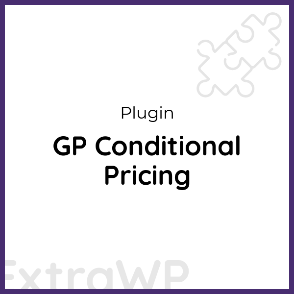 GP Conditional Pricing