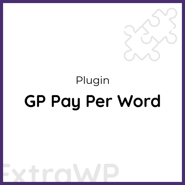 GP Pay Per Word