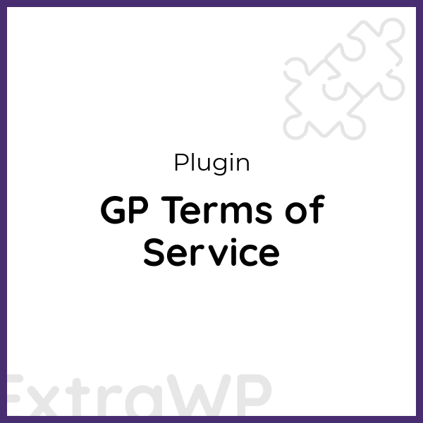 GP Terms of Service