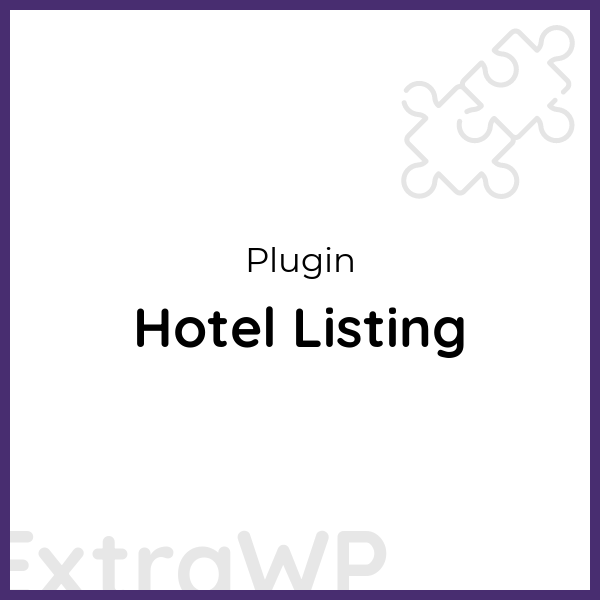 Hotel Listing