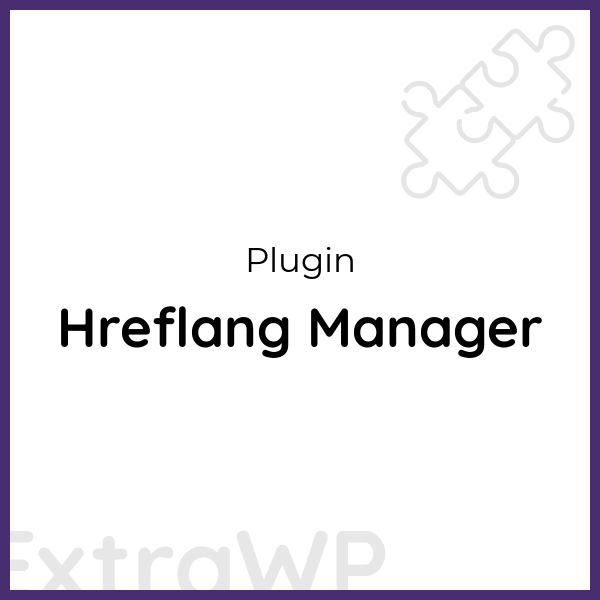 Hreflang Manager