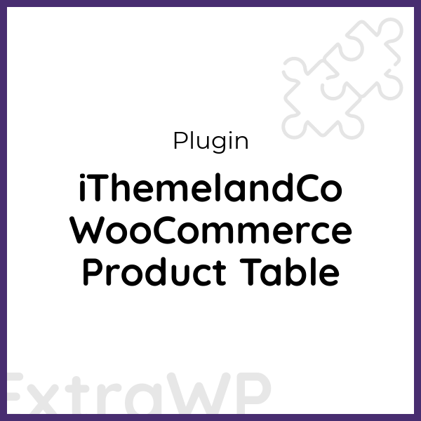 iThemelandCo WooCommerce Product Table