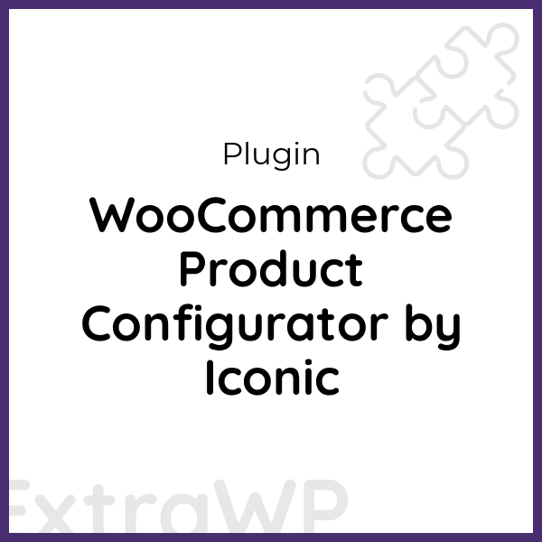 WooCommerce Product Configurator by Iconic